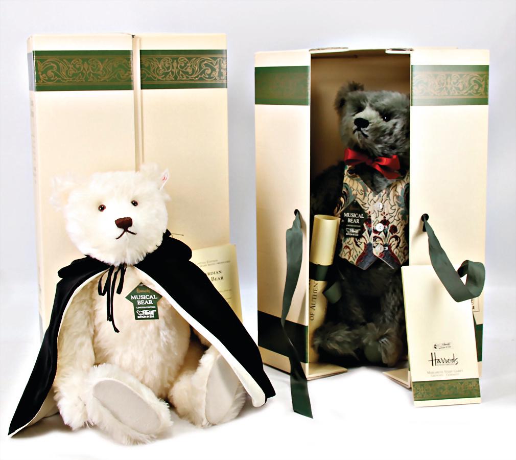 STEIFF 2 Teile, Victorian Musical Bär, limitiert, 2000: STEIFF 2 Teile, Victorian Musical Bär, limitiert, 2000 St., Edward in Opera Bär, 2000 St. limitiert, neuw. im Orig.-Kart.