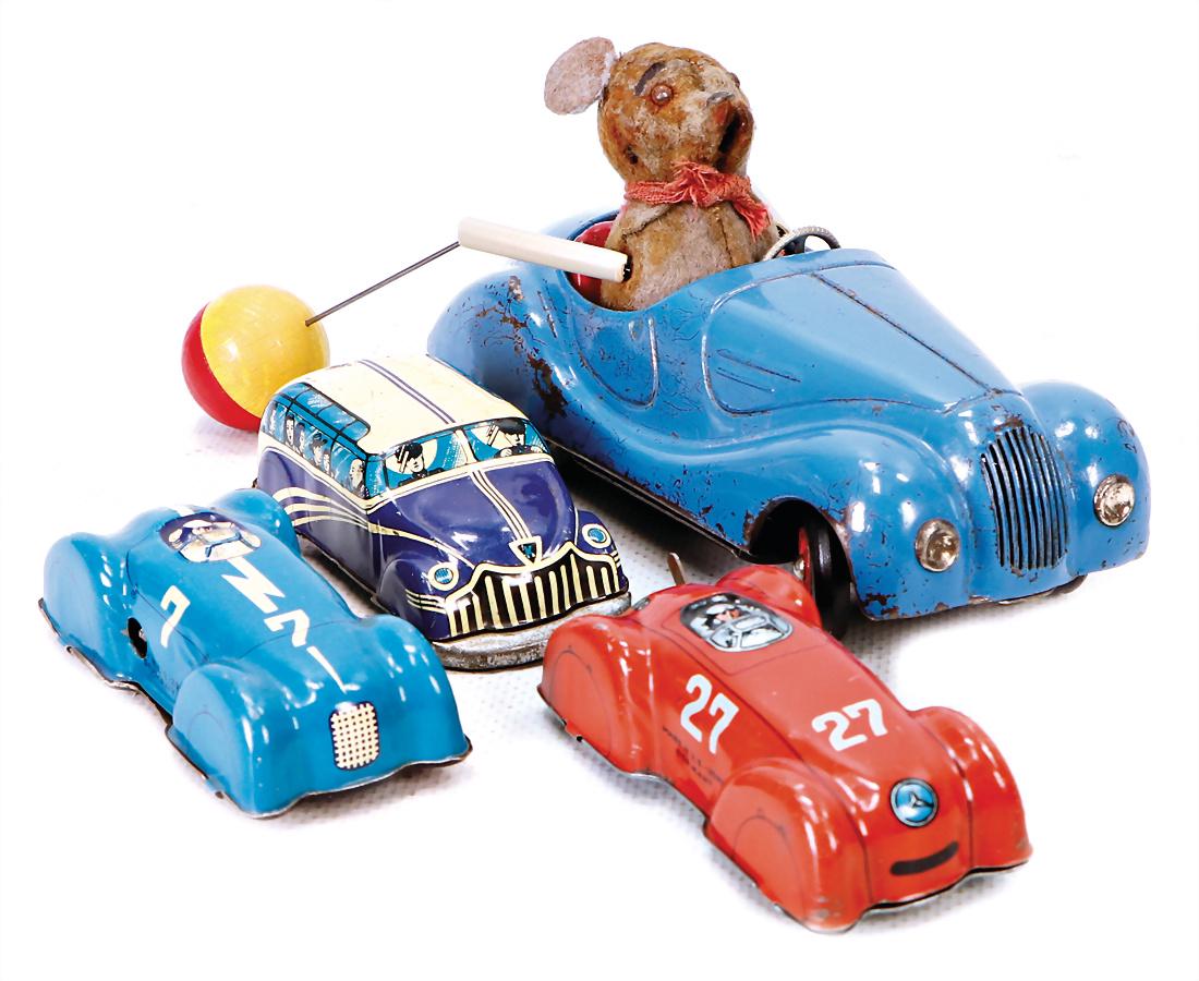 Konv. Blechspielzeug, Hucki, Automobil, SCHUCO Sony, (1 of 1)