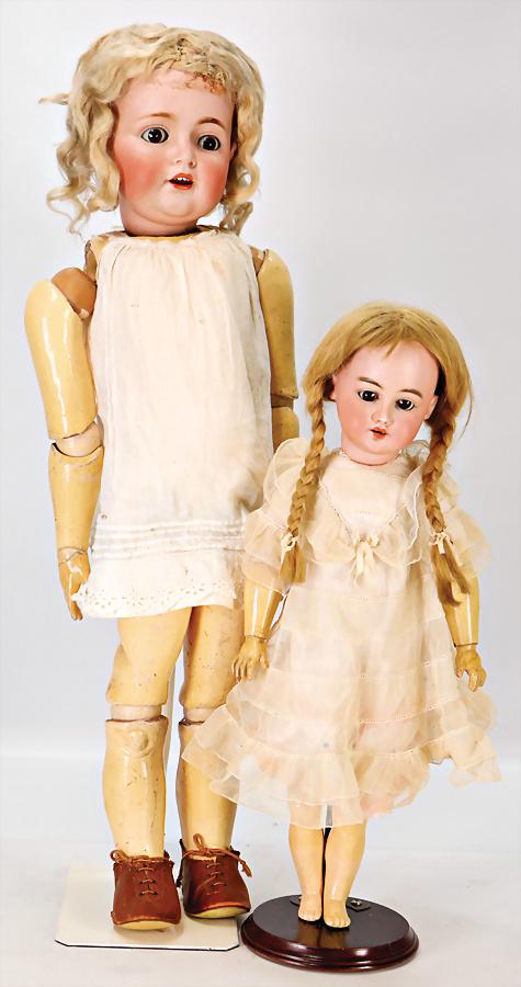 2 Puppen, KESTNER, Biskuit-Porzellankopf-Puppe, 68 cm, (1 of 1)