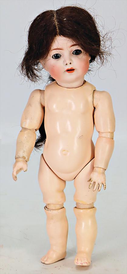 Kl. Biskuit-Porzellankopf-Puppe, FRANZ SCHMIDT & CO, (1 of 1)