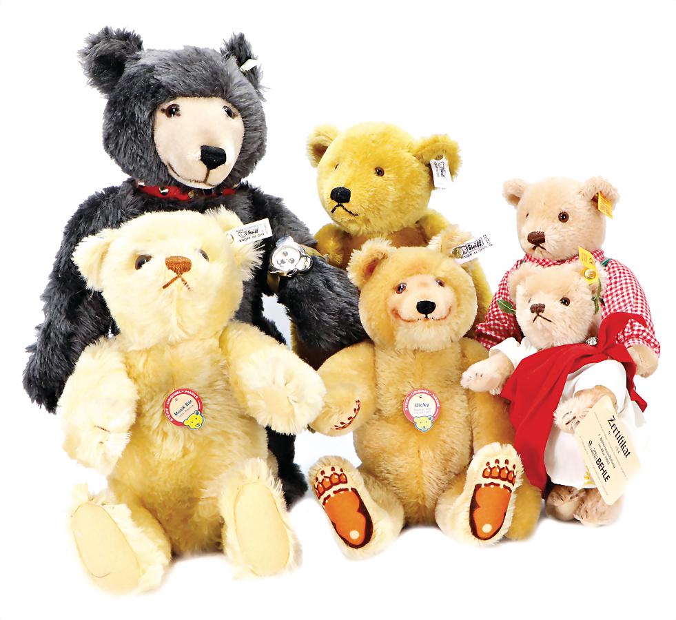 STEIFF Konv. neuere Produktion, Dickie, Bayern-Teddy, (1 of 1)