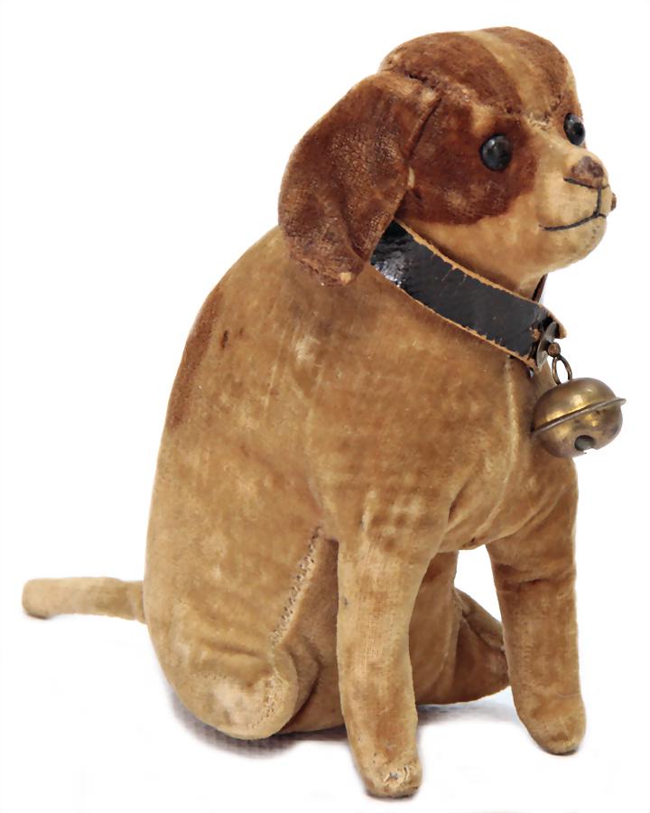 STEIFF Pointer, pre-war era, c. 1916, velvet painted, (1 of 2)