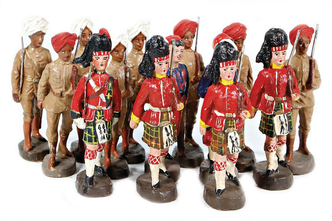 ELASTOLIN mixed lot World War I, 10 cm,  mass, (1 of 1)