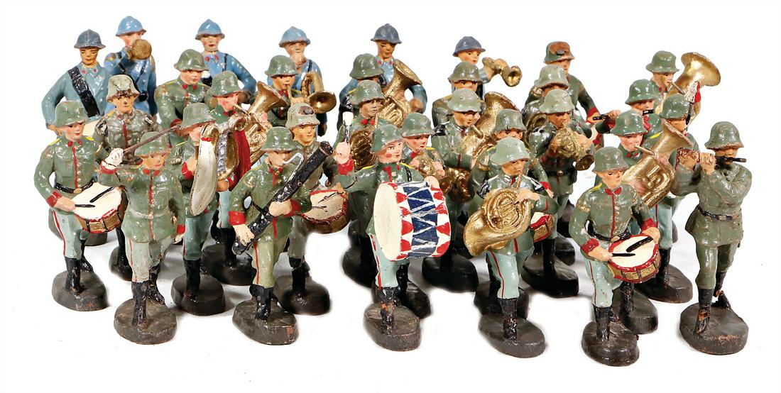 ELASTOLIN mixed lot made of  mass, World War II, (1 of 1)