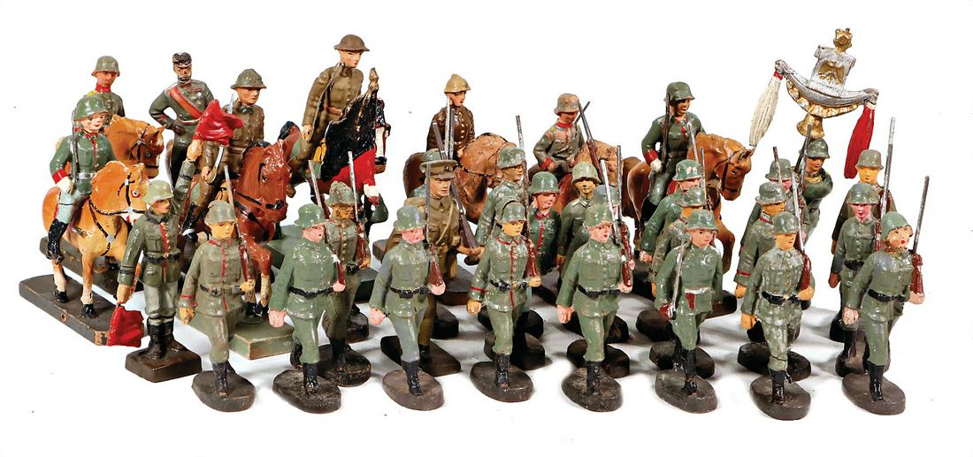 MOSTLY ELASTOLIN mixed lot made of mass, 6.5-7.5 cm, (1 of 1)