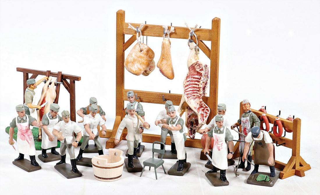 nice scene field butchery with 14 figures and (1 of 1)