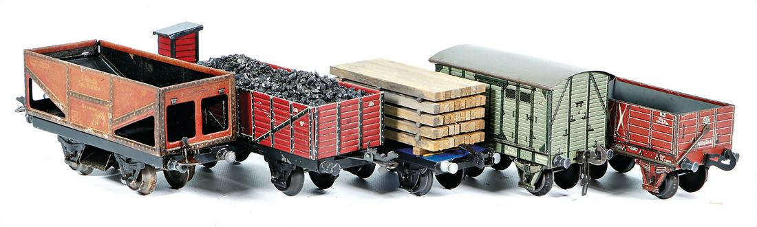 mixed lot of  freight waggon, track 0, KARL BUB, (1 of 1)