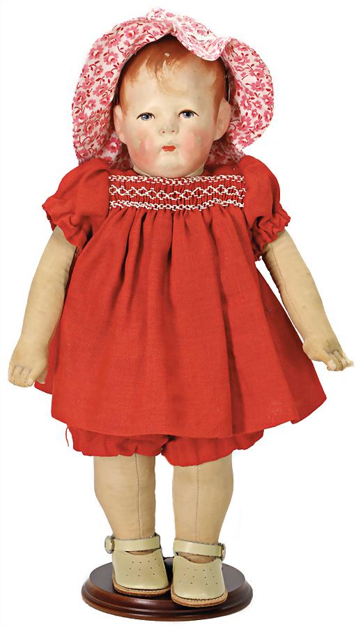 KÄTHE KRUSE small doll No. 1, 36 cm, fabric head, 3 (1 of 4)