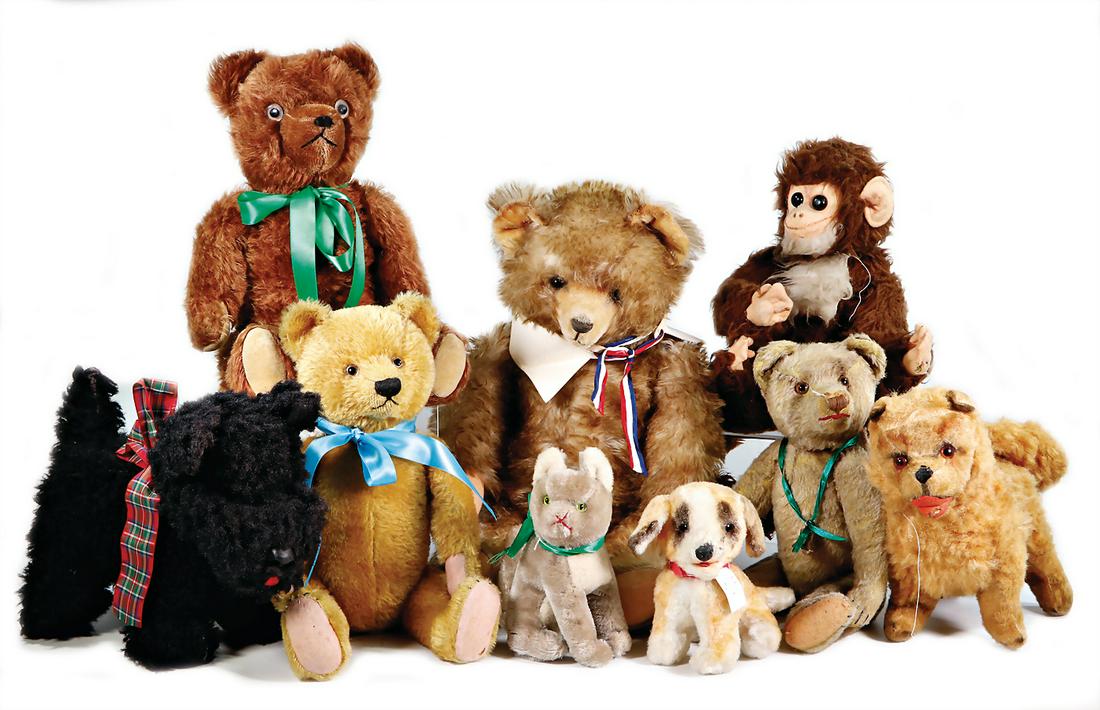 Konv. Stofftiere, versch. Hersteller, div. Bären, (1 of 1)
