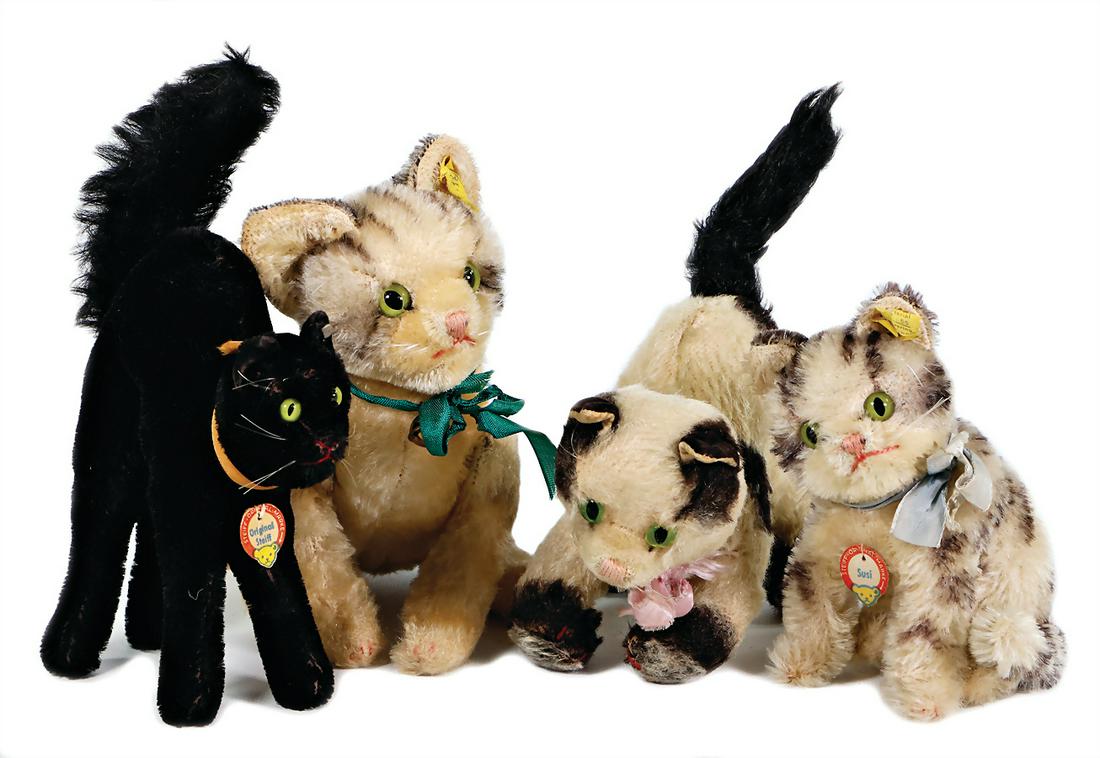 STEIFF Konv. 4 Katzen, 1x Susi, kompl., Nr. 3314,00, (1 of 1)