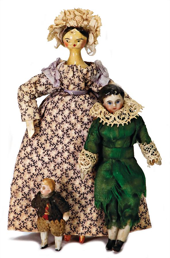 Grödnertal wood doll, 10.5 cm, original version, 11 cm, (1 of 1)