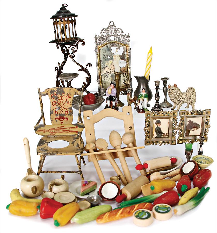 nice mixed lot of  doll kitchen decoration pieces, (1 of 1)
