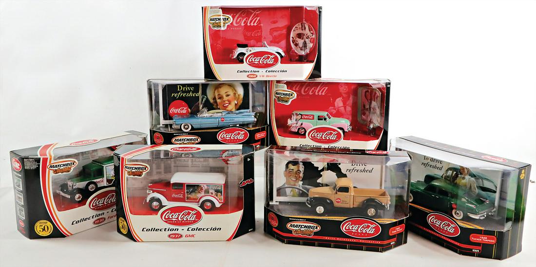 MATCH BOX Konv. Modellfahrzeuge, Collection Coca Cola, (1 of 2)