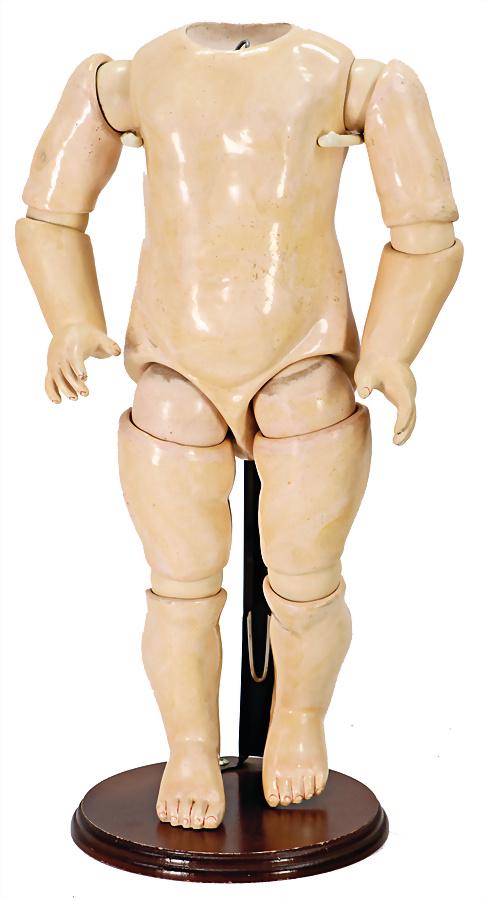 KESTNER doll's jointed body, early, 44 cm, 8 loose balls, fix wrists, good condition   German (1 of 1)