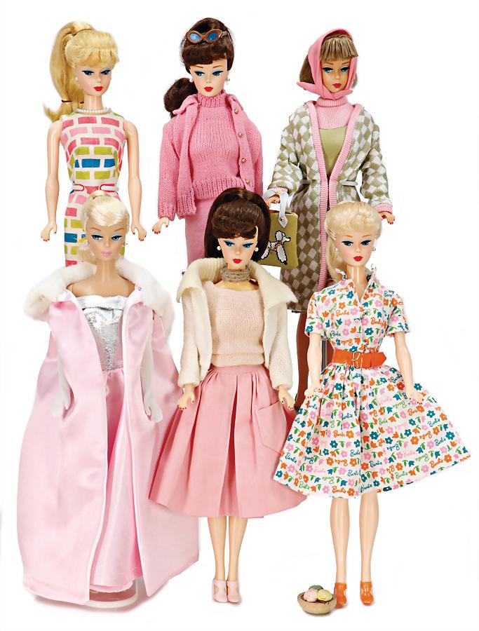 MATTEL Barbie, mixed lot with 6 pieces, more recent production, clothes are partially older, good: MATTEL Barbie, mixed lot with 6 pieces, more recent production, clothes are partially older, good condition German Description MATTEL Barbie, Konv. 6 Teile, neuere Produktion, Kleidung teils älte