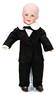 SFBJ bisque porcelain full head, socket head, boy, fix inset blue glass eyes, opened/closed