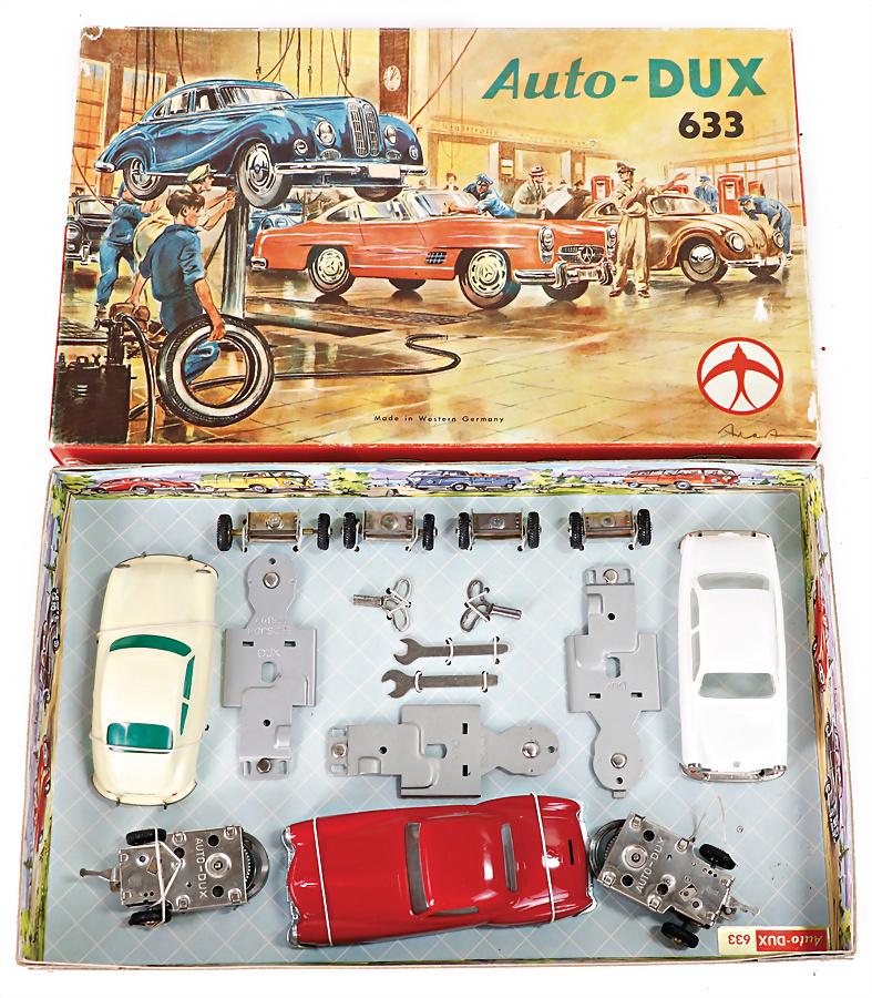 DUX Auto-Dux 633, VW 1500, Porsche 356, Mercedes 190 SL, as good as new in original box   German (1 of 1)