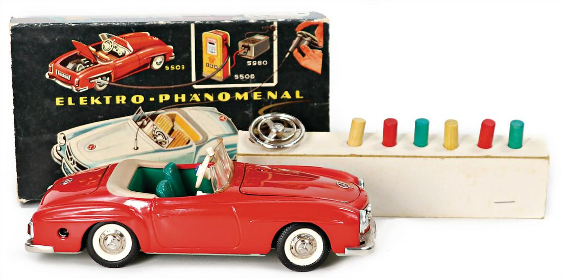 SCHUCO electric-Phänomenal, 5503, Mercedes 190 SL, battery-operated, as good as new in original (1 of 1)