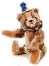 STEIFF one of the highlights of the  auction, teddy-clown, around 1927, with button, block letters,