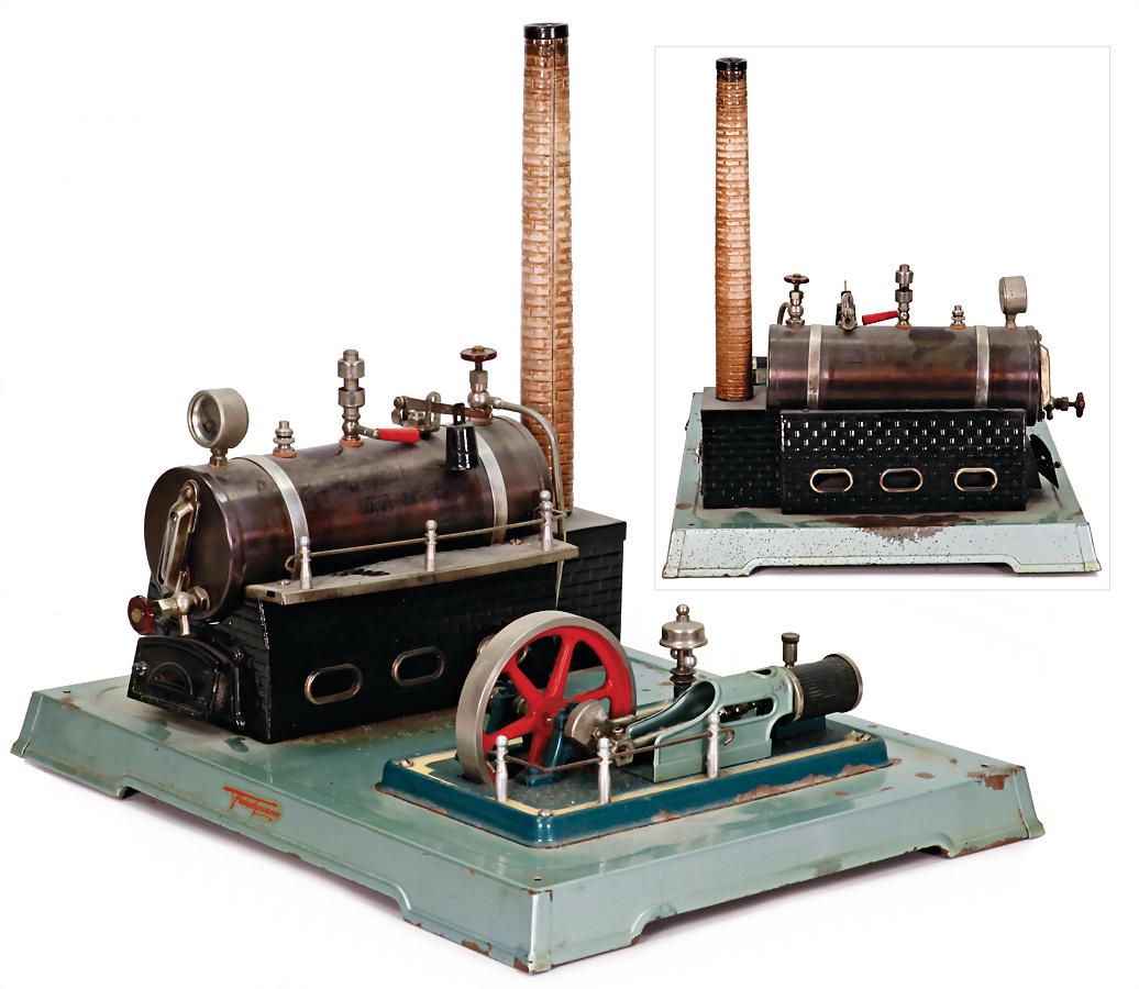 FLEISCHMANN steam engine, FL1, probably around 1950, scratches on the paintwork, a bit flash rust, (1 of 1)