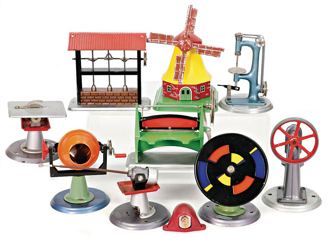 WILESCO mixed lot with 9 pieces, sundry machines like drilling machine, cement mixer, and others,: WILESCO mixed lot with 9 pieces, sundry machines like drilling machine, cement mixer, and others, mill, mostly sheet metal, good condition, please have a look at it German Description WILESCO Konv. 9