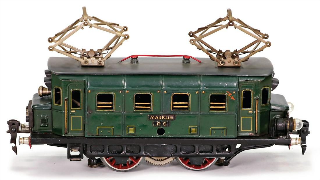 MÄRKLIN gauge 0, RS 6612910, electric-locomotive, width, worn, was partially colorwise (1 of 1)