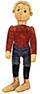 STEIFF early Steiff doll Herbert, figure from the comic book series "Foxy Grandpa" probably around