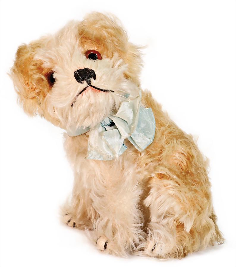 STEIFF Molly, pre-war era, '30s, height: 17 cm, with button, long trailing f, with red cloth tag (1 of 4)