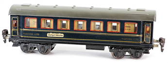 M&#196;RKLIN gauge 0, 4-axled, Voiture Lits, Stuttgart / Munich, with interior fittings, was