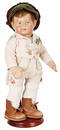 K&#196;MMER &amp; REINHARDT for K&#196;THE KRUSE doll with fabric head, clearly visible seam at the