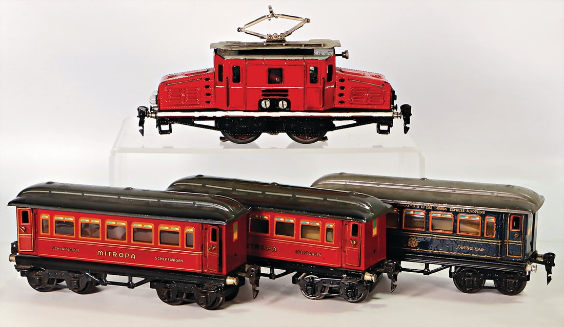 MÄRKLIN gauge 0, electric-locomotive, B, 20V, red painted, used, wasn't technical  (1 of 1)