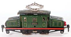 M&#196;RKLIN gauge 0, RV6612920, electric locomotive, width, green, 20V, good condition, wasn't