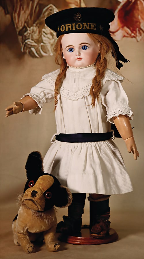 PETIT ET DEMOUTIER nice French Bebe by Petit et Demoutier bisque porcelain socket head, fix (1 of 6)