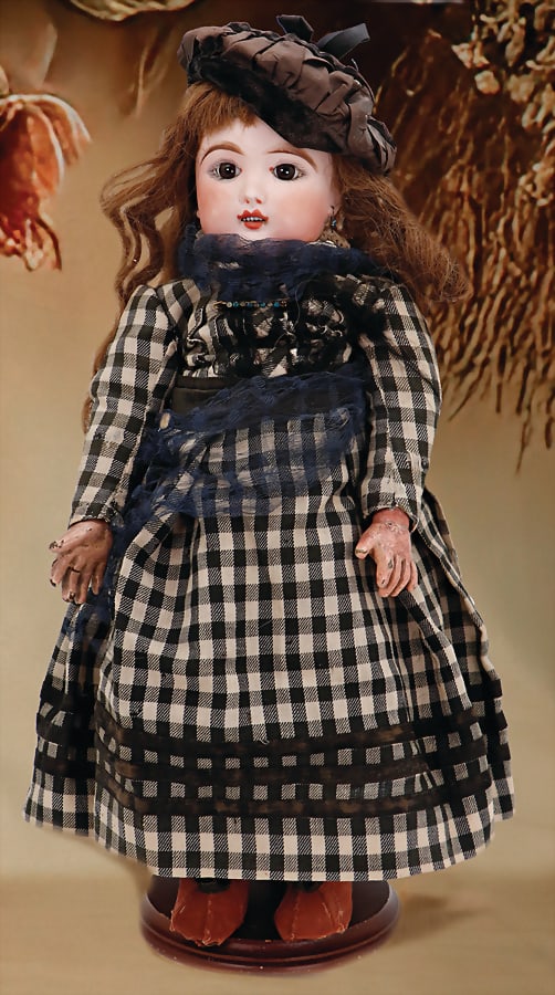 Eden Bébé, Paris, No. 7, bisque porcelain head doll, France, 41 cm, bisque socket head, (1 of 4)