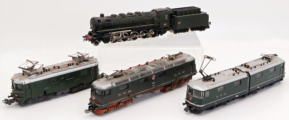 mixed lot H0, MÄRKLIN, Swiss electric locomotive, SET 800, casting, used, 1 Swiss, electric (1 of 1)