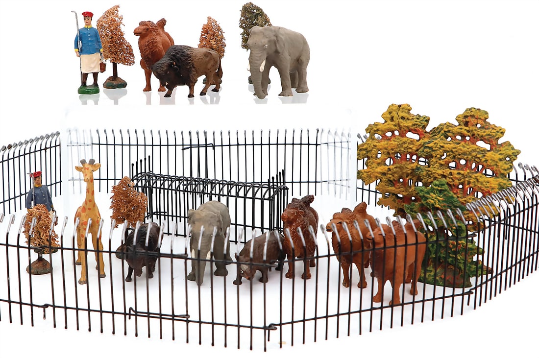 ELASTOLIN small series , pen, metal, game animals, elephants, camel and  dromedary, giraffe, (1 of 1)