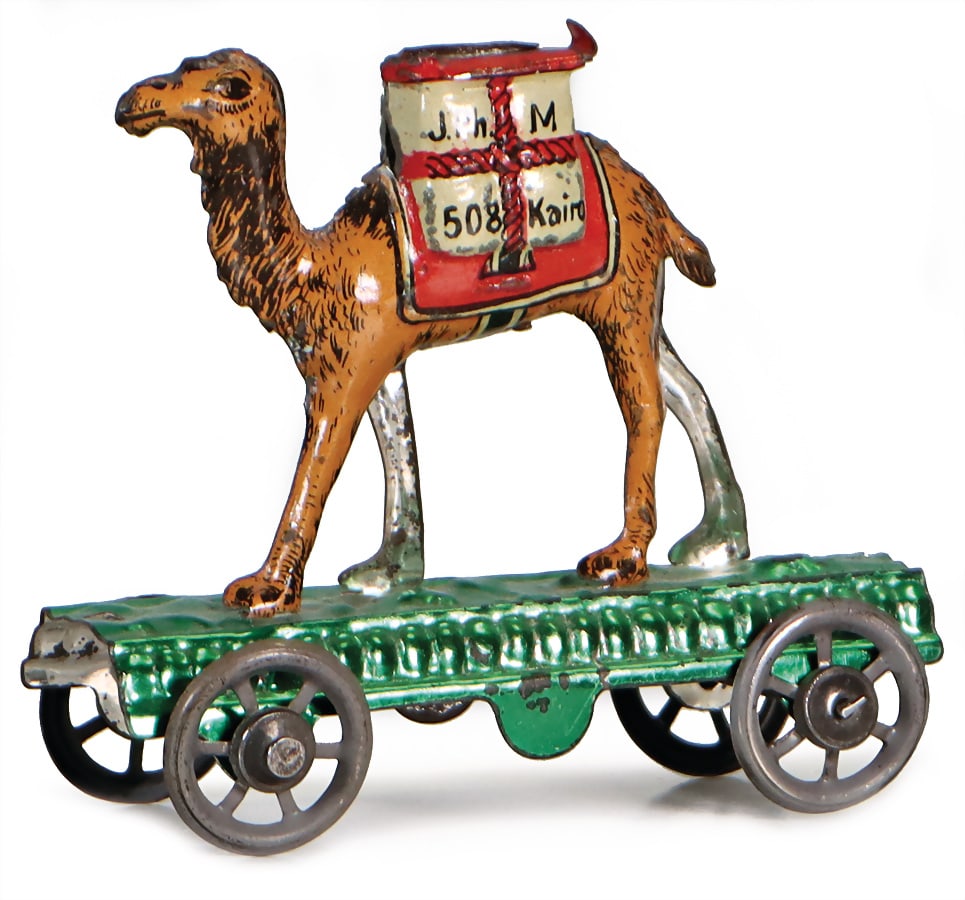 PENNYTOY MEIER, dromedary, 7 cm, lithographed sheet metal, pre-war era, good condition   German (1 of 2)