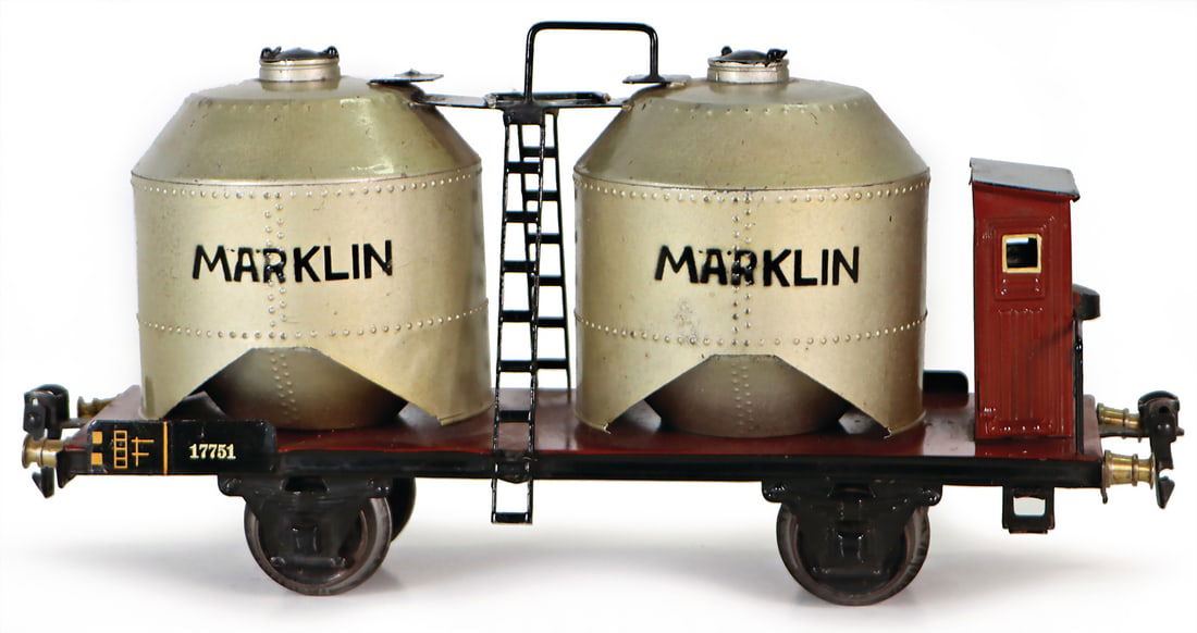 MÄRKLIN gauge 1, 17751, tank-car with brakeman's cab, inscription: MÄRKLIN, 27 cm, 1 part (1 of 2)