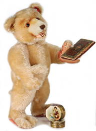 STEIFF DICKY-bear "Schnapp-Dicky", produced 1936, item No.: 7525,H, one of the highlights of the