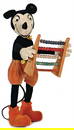 STEIFF MICKEY MOUSE, produced 1931, item No: 25H, designed by WALT DISNEY, with button, block
