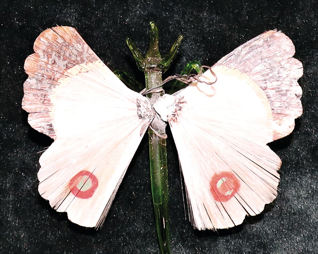 Christmas tree decoration, dragonfly with tab, length: 8 cm, decorative   German Description (1 of 2)