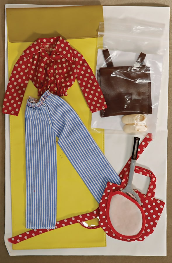 MATTEL Barbie Outfit Yellowstone Kelley HTS 1974, good condition, rare German Description MATTEL: MATTEL Barbie Outfit Yellowstone Kelley HTS 1974, good condition, rare German Description MATTEL Barbie Outfit Yellowstone Kelley HTS 1974, guter Zust., selten