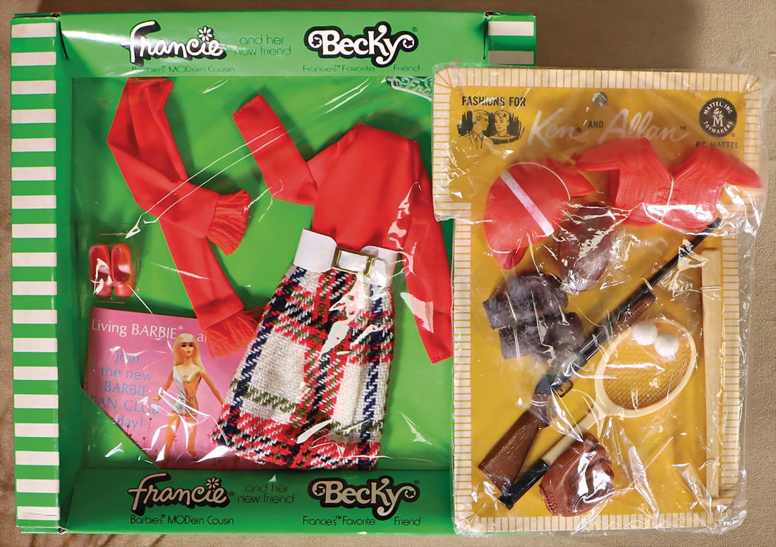 MATTEL Barbie, outfit, "Francie", 1 pack with accessories, Ken and Allen Sport, original packaging, (1 of 1)