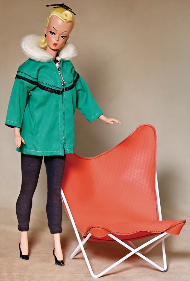 HAUSER Bild Lilli, ancestor of the  Barbie doll, original hairstyle, hairband isn't original, good (1 of 1)