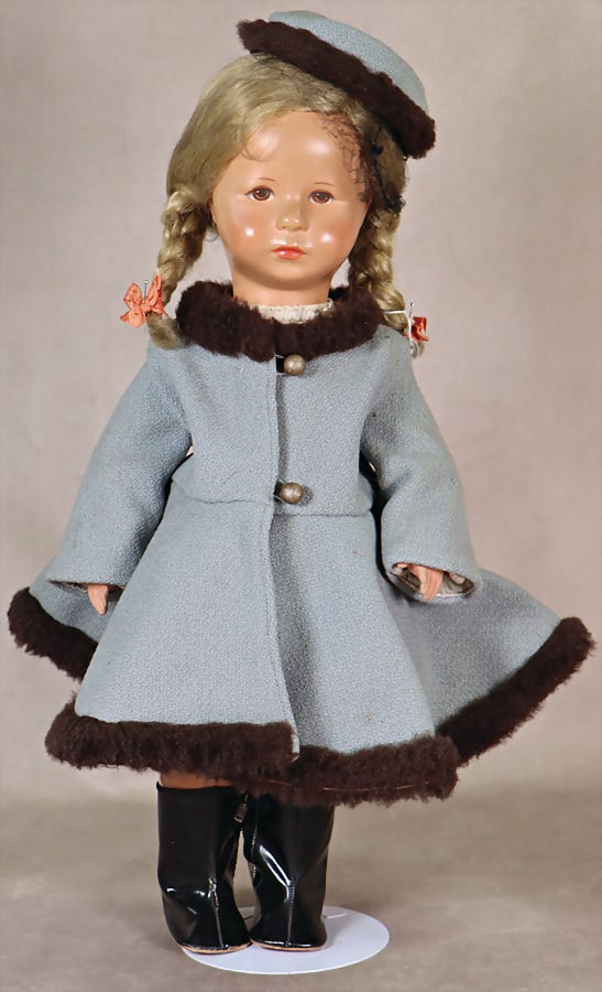 KÄTHE KRUSE girl, Ilsebill doll No. VIII, post-war, 48 cm, plastic head, good condition: KÄTHE KRUSE girl, Ilsebill doll No. VIII, post-war, 48 cm, plastic head, good condition German Description KÄTHE KRUSE Mädchen, Ilsebill Puppe Nr. VIII, Nachkrieg, 48 cm, Kunststoffkopf