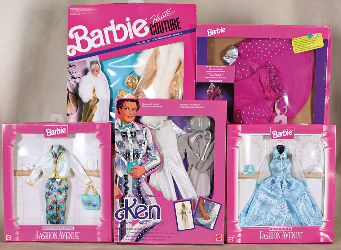 MATTEL Barbie, Outfits, new, Fashion Avenue, 2 pieces, Haute Couture, Collection Gala, Jewel Secrets (1 of 1)