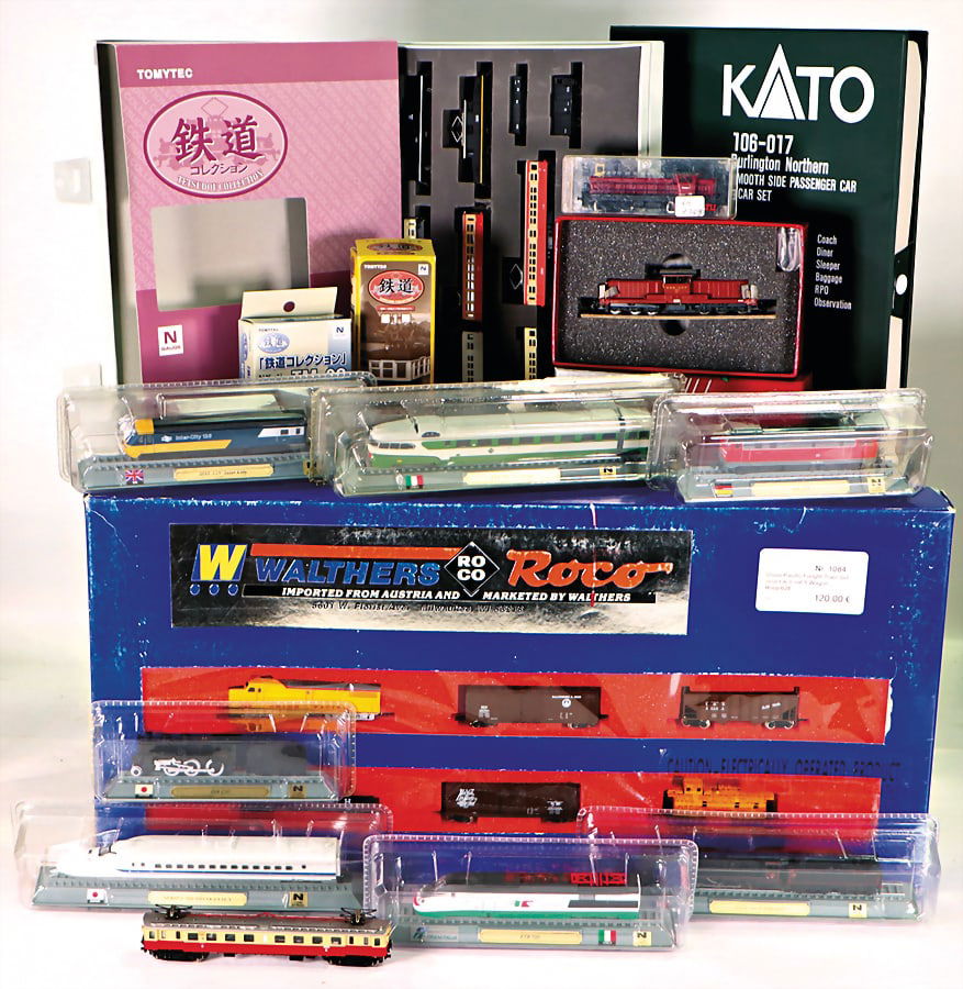 15 parts, 2x ROCO, 3x TOMY TEC, 1x KATO, 1x LIMACO, 8x manufacturer unknown, steam locomotives, (1 of 1)