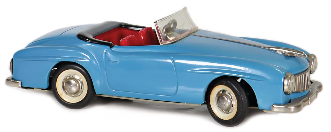 SCHUCO Rollyvox 1080, sheet metal, 22 cm, very good condition, horn intact German Description (1 of 3)