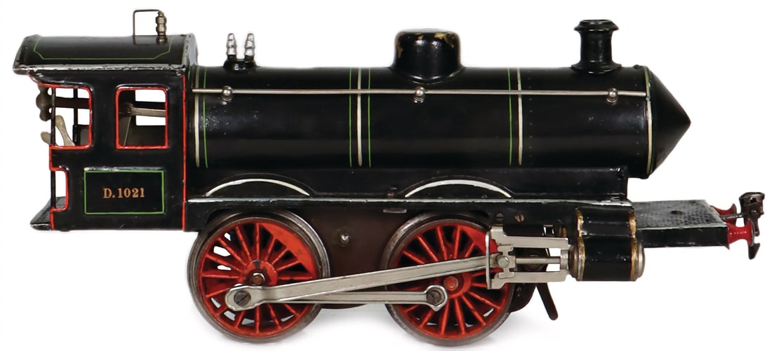 MÄRKLIN track 1, clock mechanism, steam loco, tender missing, D.1021, clock mechanism doesn't (1 of 2)
