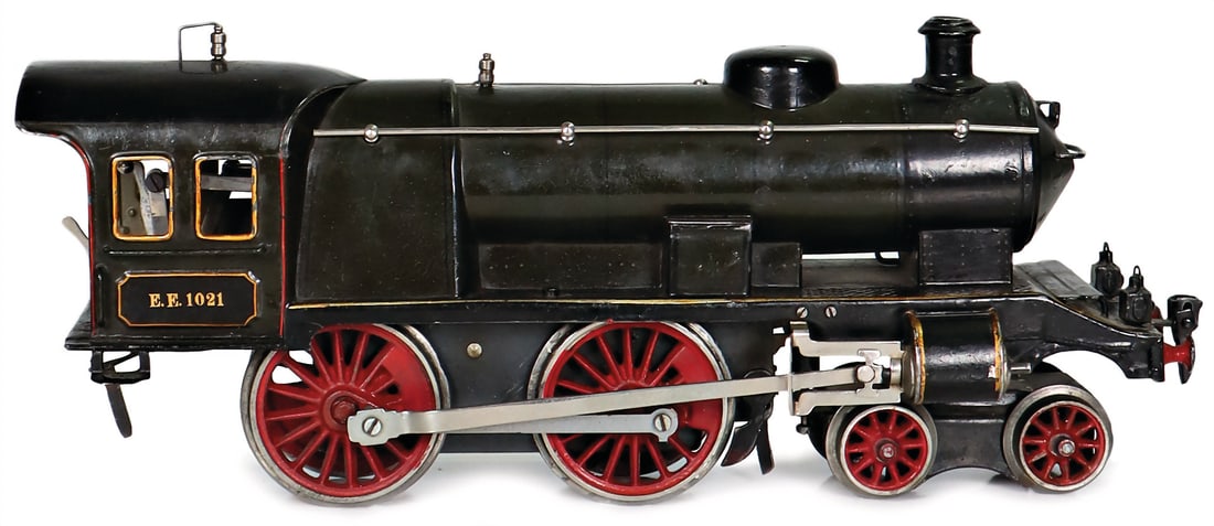 MÄRKLIN track 1, clock mechanism steam locomotive, EE.1021, tender missing, clock mechanism (1 of 2)